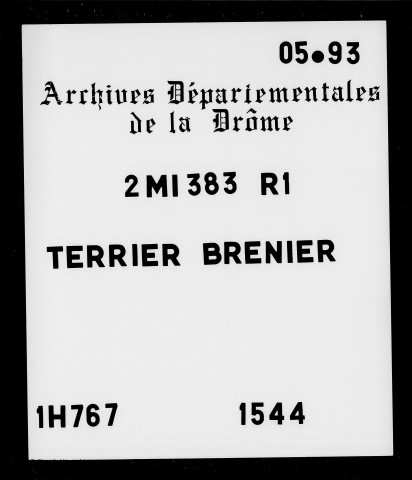 Omblèze, Eygluy , Ansage.