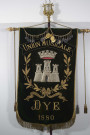 Drapeau de l'union musicale de Die de 1880.