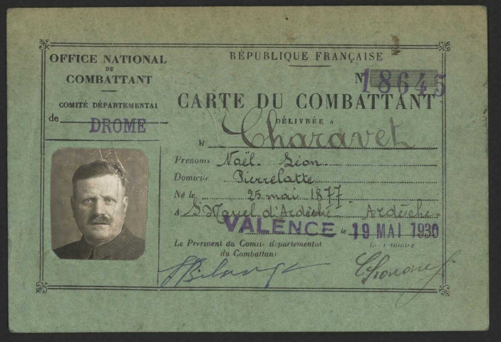 Charavet, Noël Léon