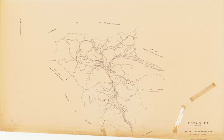 Tableau d'assemblage. 1969.