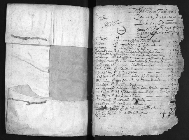 9 janvier 1641-19 janvier 1644