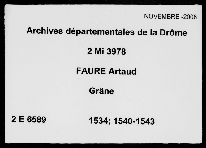 20 juillet 1534-6 août 1543