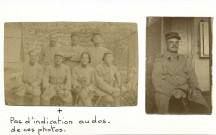 1. Groupe de soldats du 4e Régiment du Génie. 2. Portrait