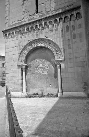 Valence.- Détail du clocher de l'église Saint-Jean.