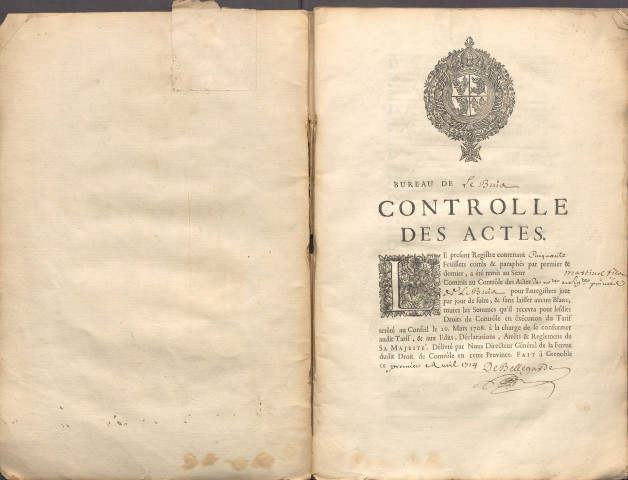 16 avril 1714-27 avril 1716