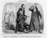 Caricature, extrait de "L'Assiette au Beurre".