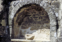 Chantemerle-les-Blés.- Détail de l'église.