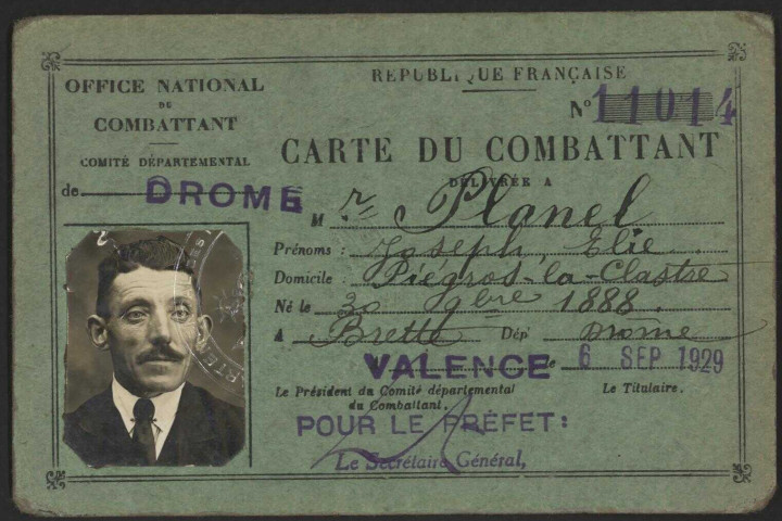 Planel, Joseph Élie