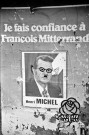 Saint-May. - Affiche électorale, soutien de Henri Michel à François Mitterrand en 1981.