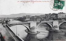 Pont Vieux et Pont Neuf sur l'Isère.
