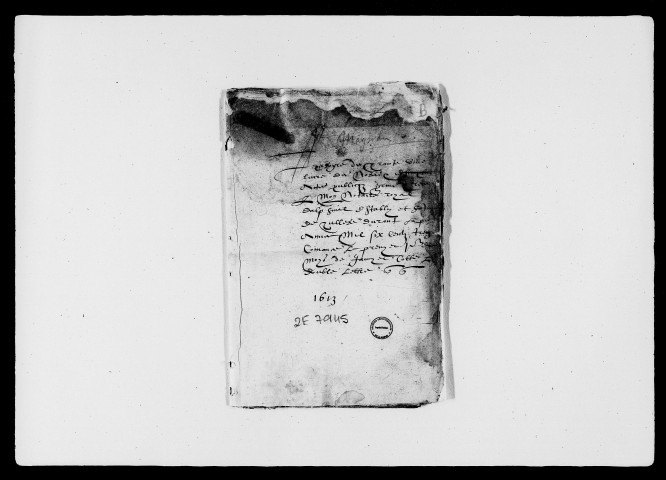 1er janvier 1613-10 avril 1624