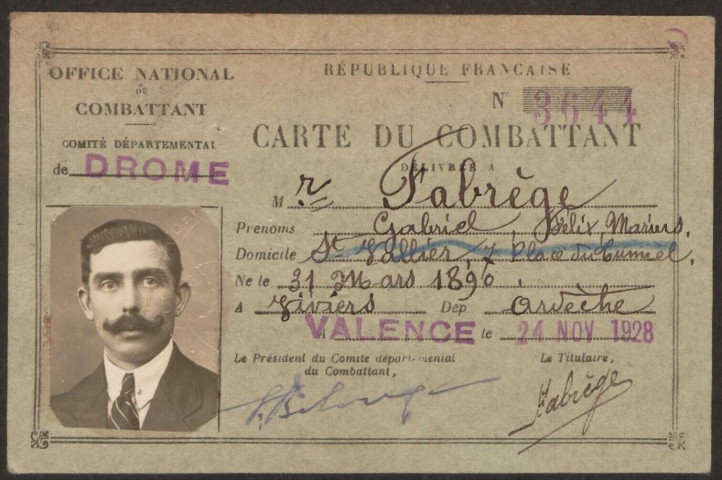 Fabrège, Gabriel Félix Marius