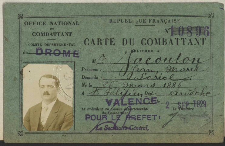 Jacouton, Jean Marie