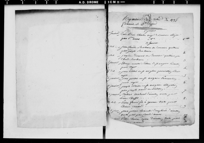 12 nivôse an III-11 vendémiaire an V