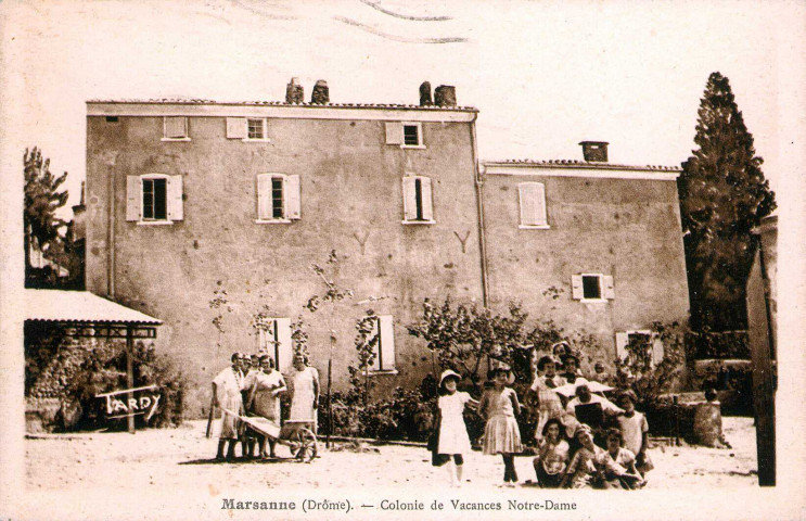 La colonie de vacances Notre-Dame.