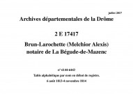 6 août 1813-4 novembre 1814