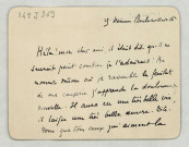 CAS de condoléances pour le décès de Louis Le Cardonnel.