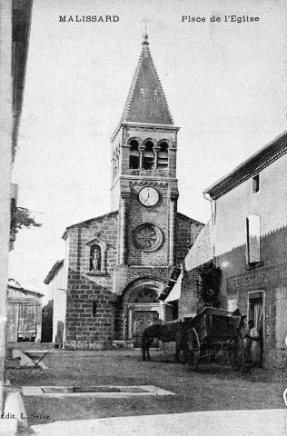 Malissard.- L'église Saint-Maurice.