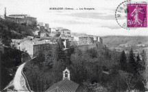 Vue du village et de la chapelle Sainte-Lucie.