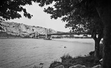 Donzère. - Le pont de Robinet sur le Rhône