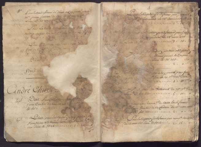 Grand-livre (1730-1761).