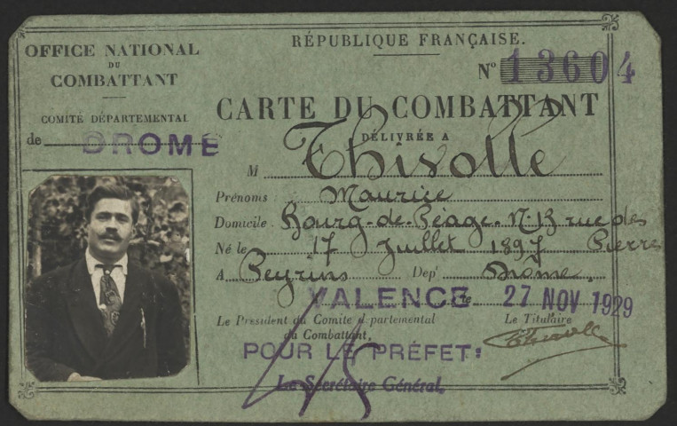 Thivolle, Louis Maurice