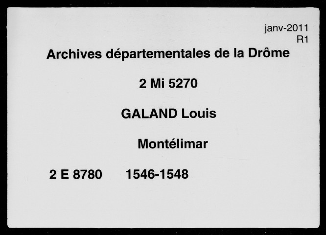24 mai 1546-20 avril 1548