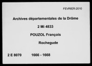 16 janvier 1666-29 août 1668