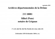 26 décembre 1559-24 décembre 1560 (n. st.)