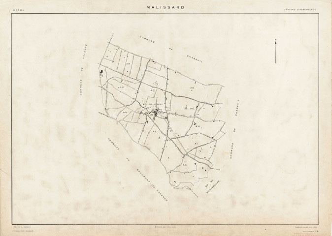 Tableau d'assemblage. 1966.