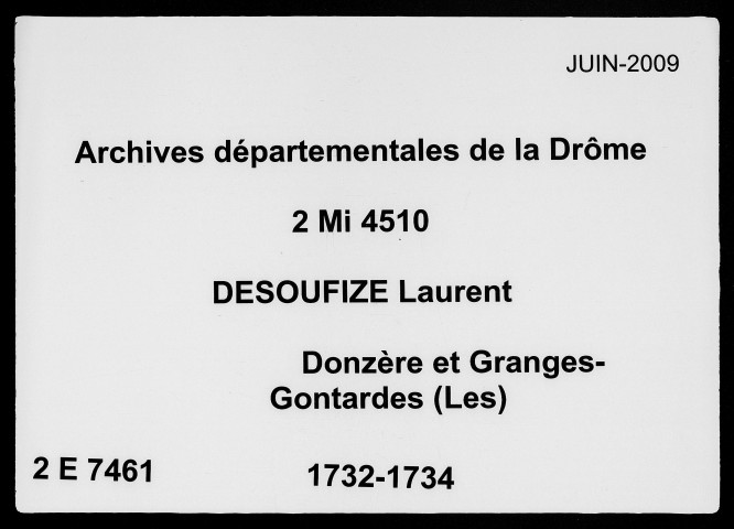 1er octobre 1732-6 octobre 1734