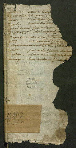 Répertoire général (1723-1749).