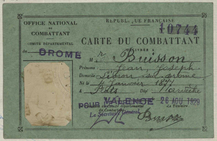 Buisson, Jean Joseph