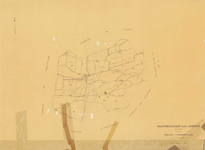 Tableau d'assemblage. 1960.