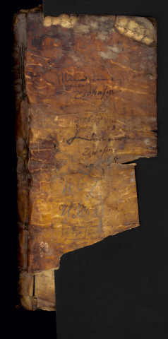 Notes brèves (15 octobre 1464-12 septembre 1466, 25-27 octobre 1467, 10 avril 1471-10 septembre 1477, 5 juin 1480) ; justice seigneuriale de Mirabel (29 août 1464-10 juin 1466, 25 avril 1471-24 mars 1477) (15 octobre 1464-5 juin 1480).