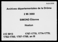 12 mars 1767-23 floréal an III