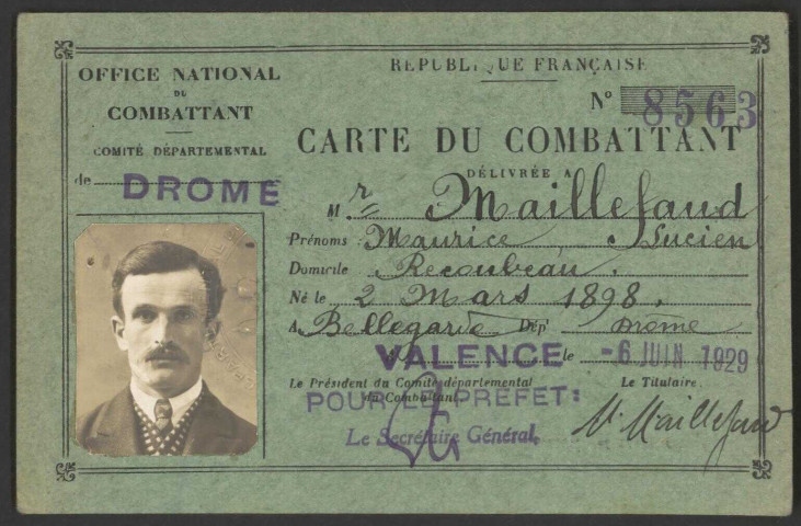 Maillefaud, Maurice Lucien