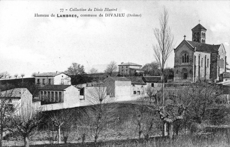 L'église Saint-Lambert du hameau de Lambres.