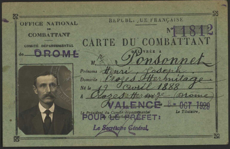 Ponsonnet, Henri Joseph