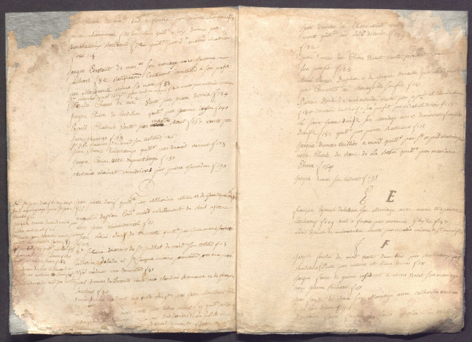 Fragments (7 janvier 1739-1er novembre 1740).