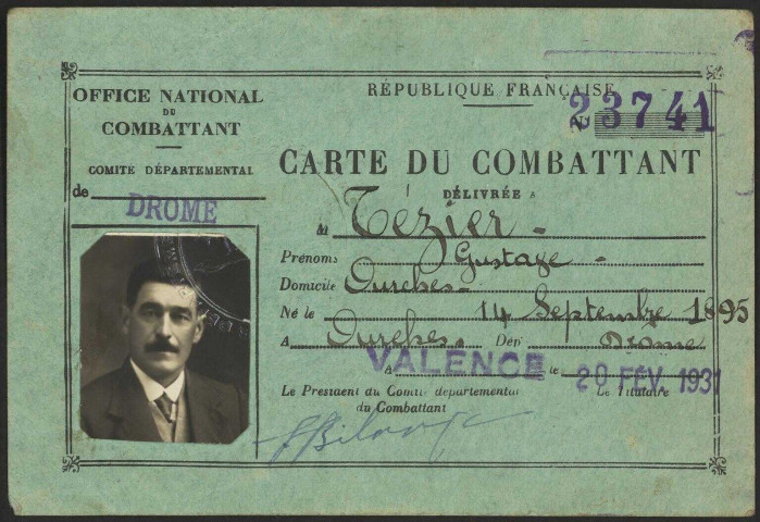 Tézier, Gustave Prosper Élie