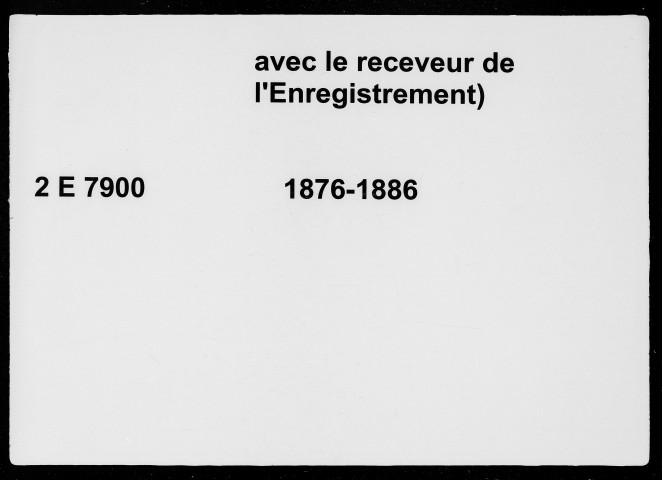 4 janvier 1876-13 septembre 1886