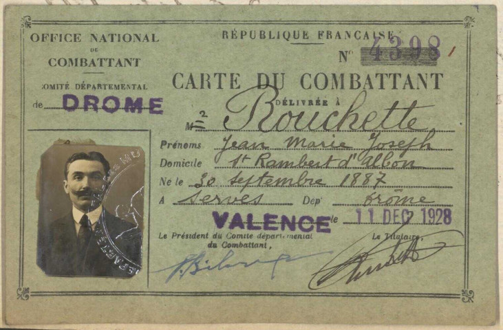 Rouchette, Jean Marie Joseph