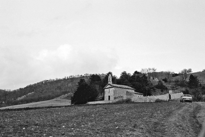 Félines-sur-Rimandoule.- Vue générale de la chapelle Saint-Antoine.