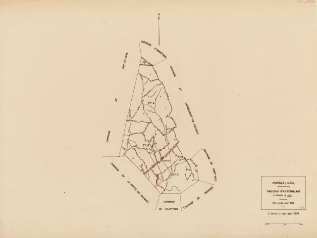 Tableau d'assemblage. 1963.