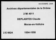 27 mars 1554-15 août 1558