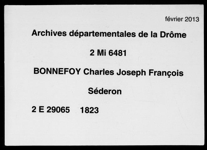 22 janvier-30 décembre 1823