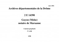 Contrats perpétuels (1590).