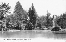 Le plan d'eau du Jardin Public.