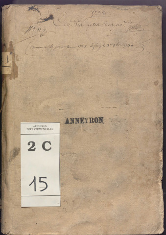 4 janvier 1738-2 octobre 1740